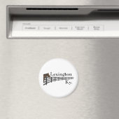 Lexington Kentucky Horse and Fence Magnet (In Situ (Geschirrspüler))