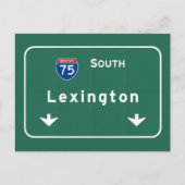 Lexington Kentucky Interstate Highway Freeway : Postkarte (Vorderseite)