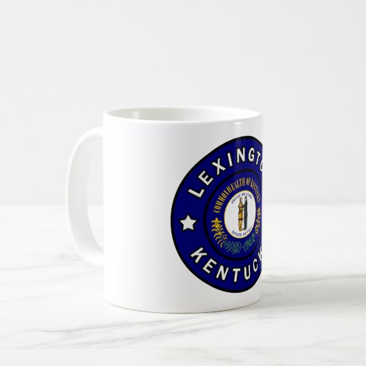 Lexington Kentucky Kaffeetasse (Vorderseite Links)