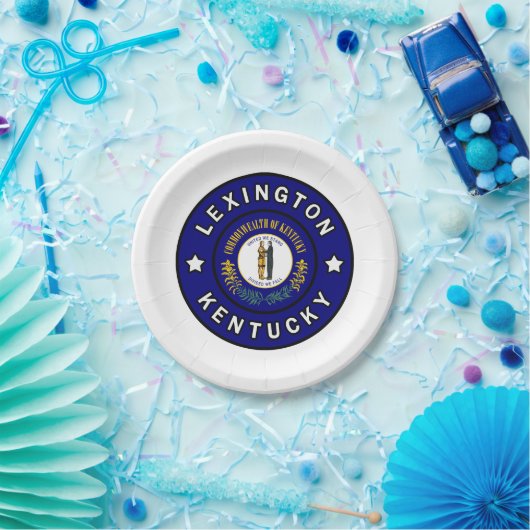 Lexington Kentucky Pappteller (Party)