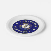 Lexington Kentucky Pappteller (Schrägansicht)