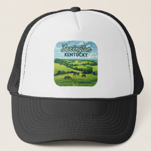Lexington Kentucky Pferde Bluegrass-Farmen Vintage Truckerkappe