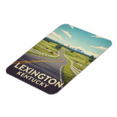 Lexington Kentucky Postcard Magnet (Linke Seite)