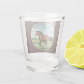 Lexington Kentucky Postcard Schnapsglas (Rückseite)