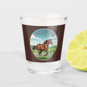 Lexington Kentucky Postcard Schnapsglas