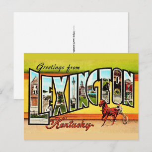 Lexington Kentucky Postkarte