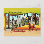 Lexington Kentucky Postkarte (Vorderseite)