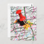 Lexington, Kentucky Postkarte (Vorne/Hinten)