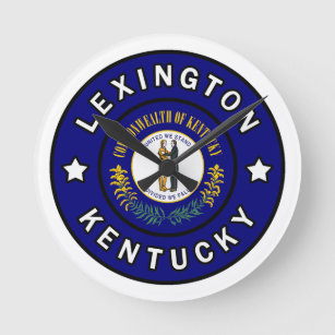 Lexington Kentucky Runde Wanduhr