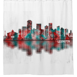 Lexington Kentucky Skyline Duschvorhang