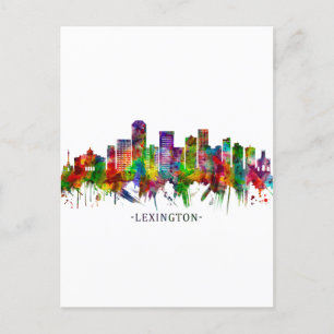 Lexington Kentucky Skyline Einladungspostkarte
