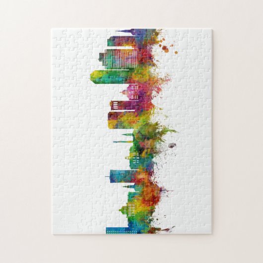 Lexington Kentucky Skyline Puzzle (Vertikal)