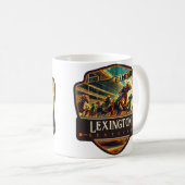 Lexington, Kentucky | VINTAG Kaffeetasse (VorderseiteRechts)