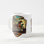 Lexington, Kentucky | VINTAG Kaffeetasse (Vorderseite Links)