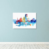 Lexington, Kentucky, Wasserfarben-Skyline Leinwanddruck (Insitu (Holzboden))