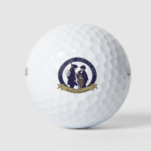 Lexington Minute Men Golfbälle (Vorderseite)