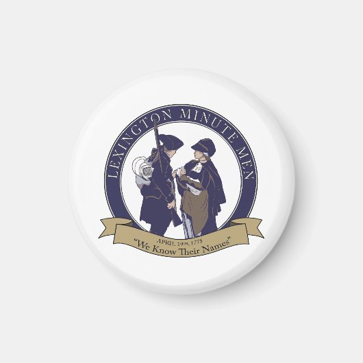 Lexington Minute Men Magnet (Vorne)