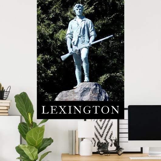 Lexington Minuteman Poster (Heimbüro)