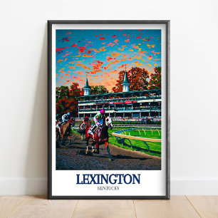 Lexington Prints - Keeneland Druck Keeneland Renne Poster