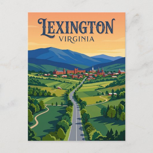Lexington USA Postkarte (Vorderseite)