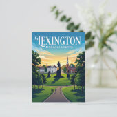 Lexington USA Postkarte (Stehend Vorderseite)