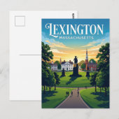 Lexington USA Postkarte (Vorne/Hinten)