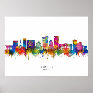 Lexington USA Skyline Poster
