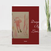 Lexis fröhliche Weihnachtskarte Feiertagskarte (Rückseite)