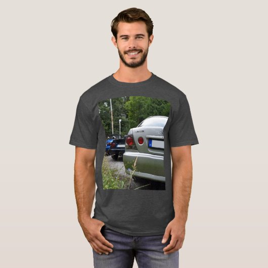 Lexus IS200/IS300 T - Shirt mit Mazda MX-5 Miata (Vorne ganz)