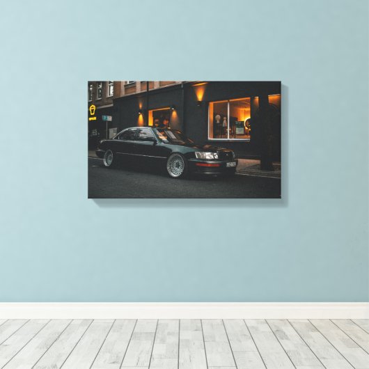 Lexus LS400 Leinwanddruck (Insitu (Holzboden))