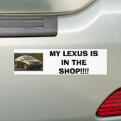 LEXUS, MEIN LEXUS IST IM GESCHÄFT!!!! AUTOAUFKLEBER (Auf Auto)