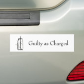 Leyden Jar Guilty als angeklagt Autoaufkleber (Auf Auto)