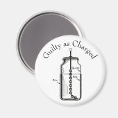 Leyden Jar Guilty als angeklagt Magnet (Vorderseite/Rückseite)