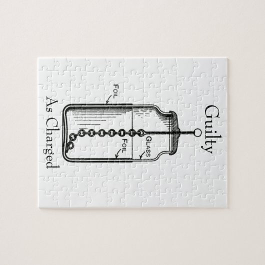 Leyden Jar Guilty als angeklagt Puzzle (Horizontal)
