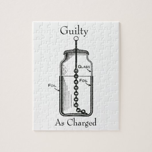 Leyden Jar Guilty als angeklagt Puzzle (Vertikal)