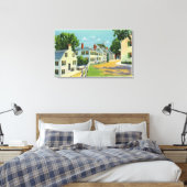 Leyden Street View, First Street in New England Leinwanddruck (Insitu (Schlafzimmer))