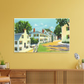 Leyden Street View, First Street in New England Leinwanddruck (Insitu (Wohnzimmer))