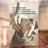 Leyenda sobre adoptar animales fensteraufkleber (Blatt 2)