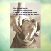 Leyenda sobre adoptar animales fensteraufkleber (Blatt 3)