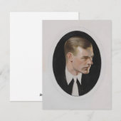 Leyendecker Arrow Collar Man Feiertagskarte (Vorne/Hinten)