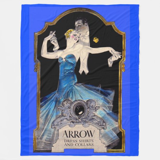 Leyendecker Arrow-Shirt der 1920er Jahre und Nr. 1 Fleecedecke (Vorderseite)