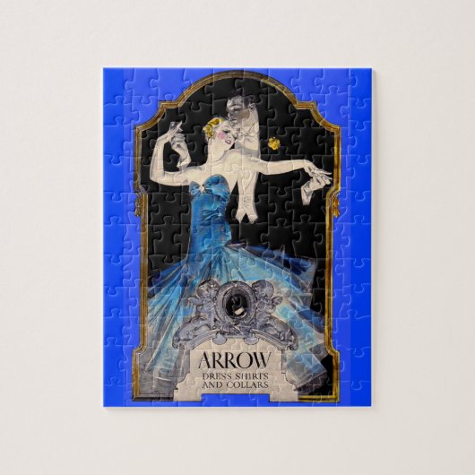 Leyendecker Arrow-Shirt der 1920er Jahre und Nr. 1 Puzzle (Vertikal)
