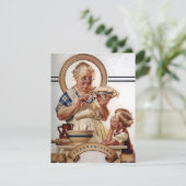 Leyendecker Erntedank Feiertagskarte (Stehend Vorderseite)
