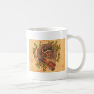 Leyendecker Weihnachtsmann Antik Viktorianisch Kaffeetasse