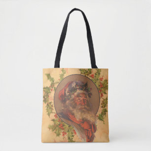 Leyendecker Weihnachtsmann Antik Viktorianisch Tasche