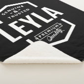 Leyla Personalisiert Name Birthday Sherpadecke (3/4)