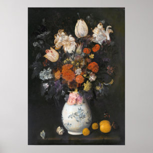 Leyster - Blumen in einer Vase Poster