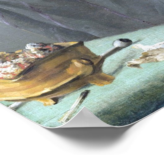 Leyster - Der frohe Drinker Poster (Ecke)