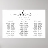 Leyton Minimal 3 Bankett-Tischplatine Poster (Vorne)