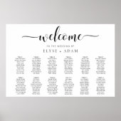 Leyton Modern Minimal 12 Tischplatinen Poster (Vorne)